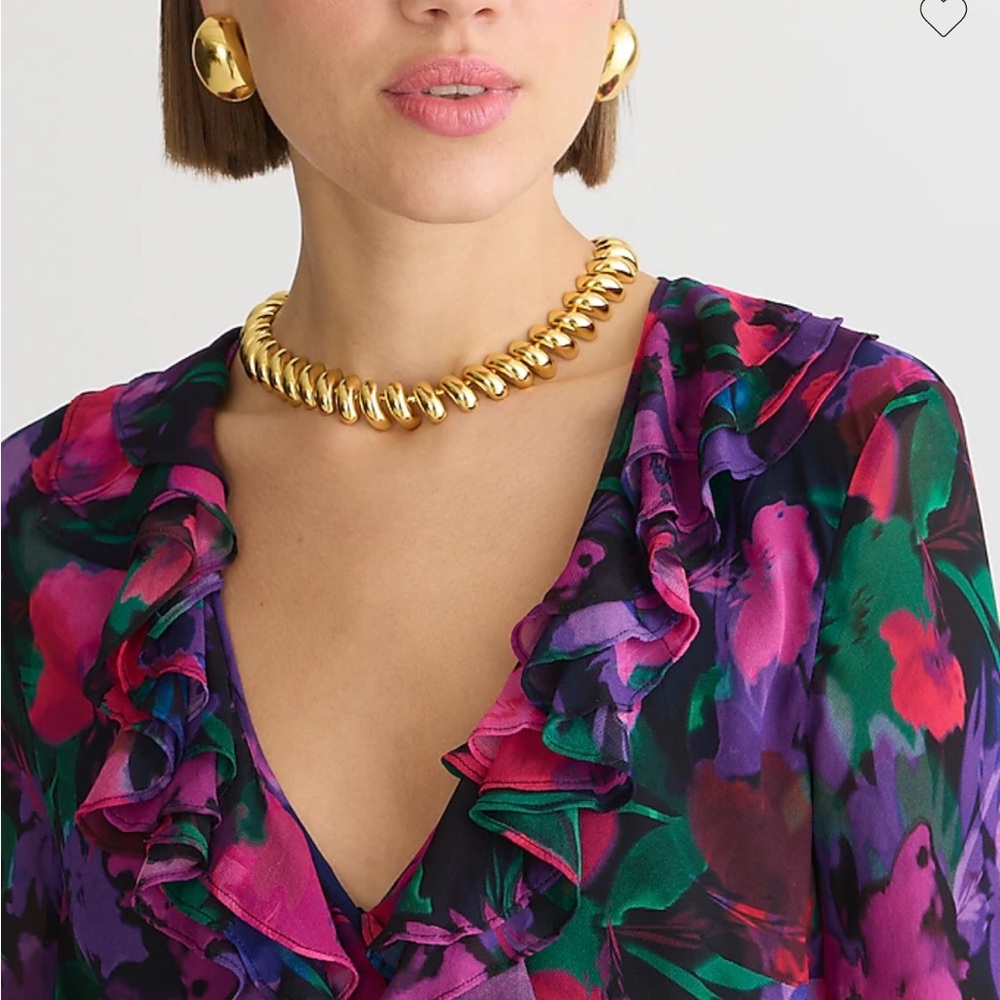Jcrew Floral Blouse